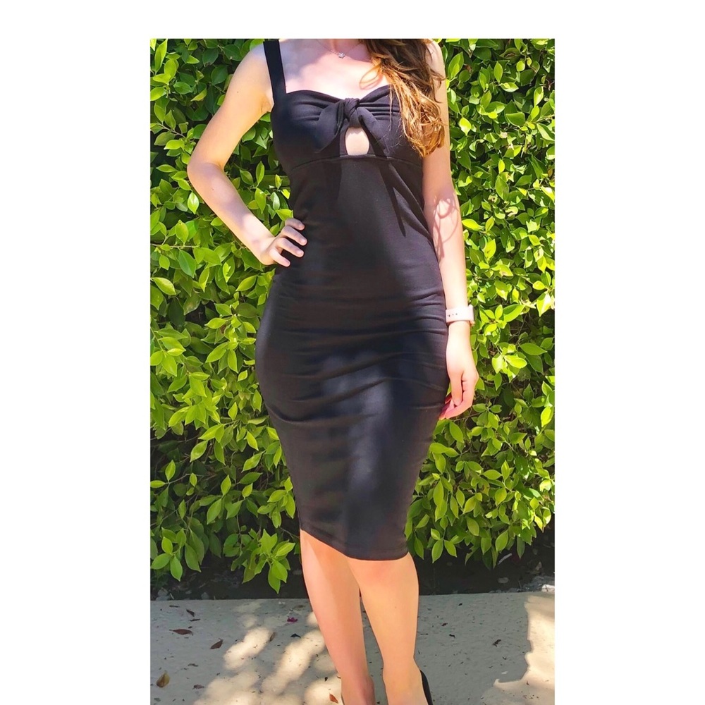 Forever 21 black sun dress